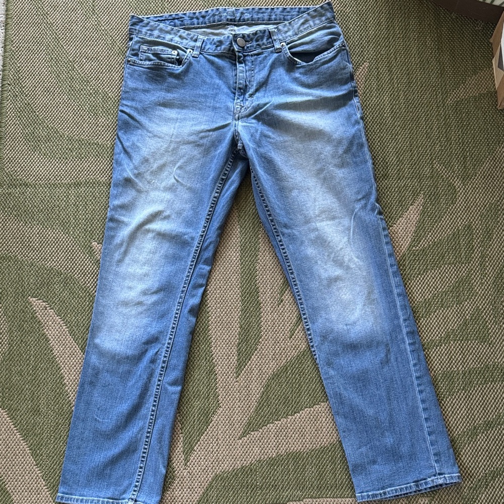 Calvin Klein Jeans Light Blue Slim Straight Fit 33W 30L EUC